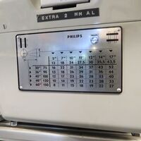 Voorwerpen Adlib\20000\V22483-s1.jpg; V22483; ; Rontgentafel met cassettewisselaarX-ray table with cassette exchanger
